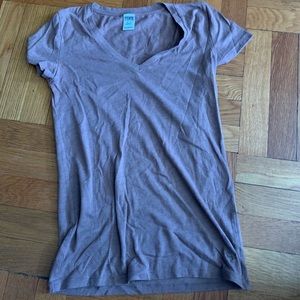 PINK V-neck tee